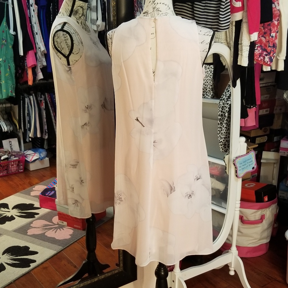 NWOT - Pretty Pink Calvin Klein Dress - Picture 2 of 8
